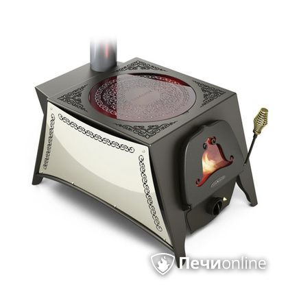 Отопительно-варочная печь Селенга стеклокерамическая плита в Астрахани